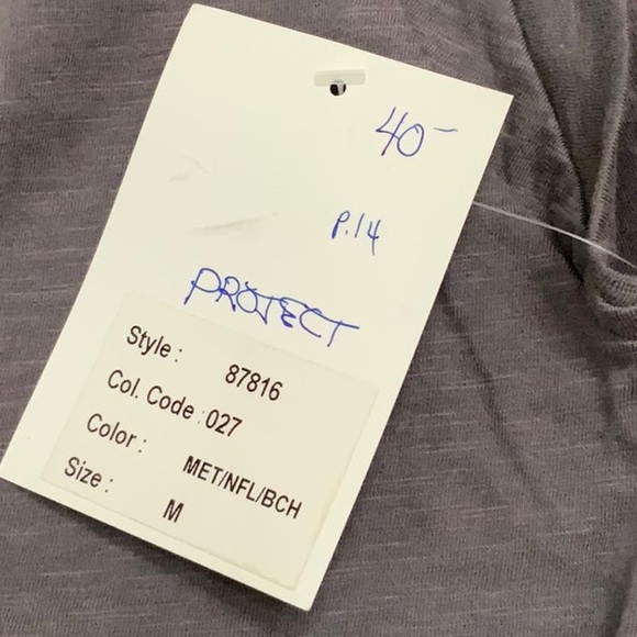 Spyder VNECK SLUB ATHLETIC TOP - Grey/Pink/Ivory - Picture 7 of 11